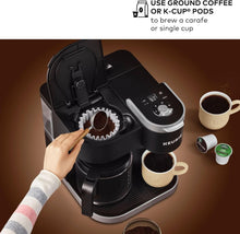 Load image into Gallery viewer, Versatile K-Duo Coffee Maker: Brew K-Cup or Ground Coffee, Stylish Black Finish