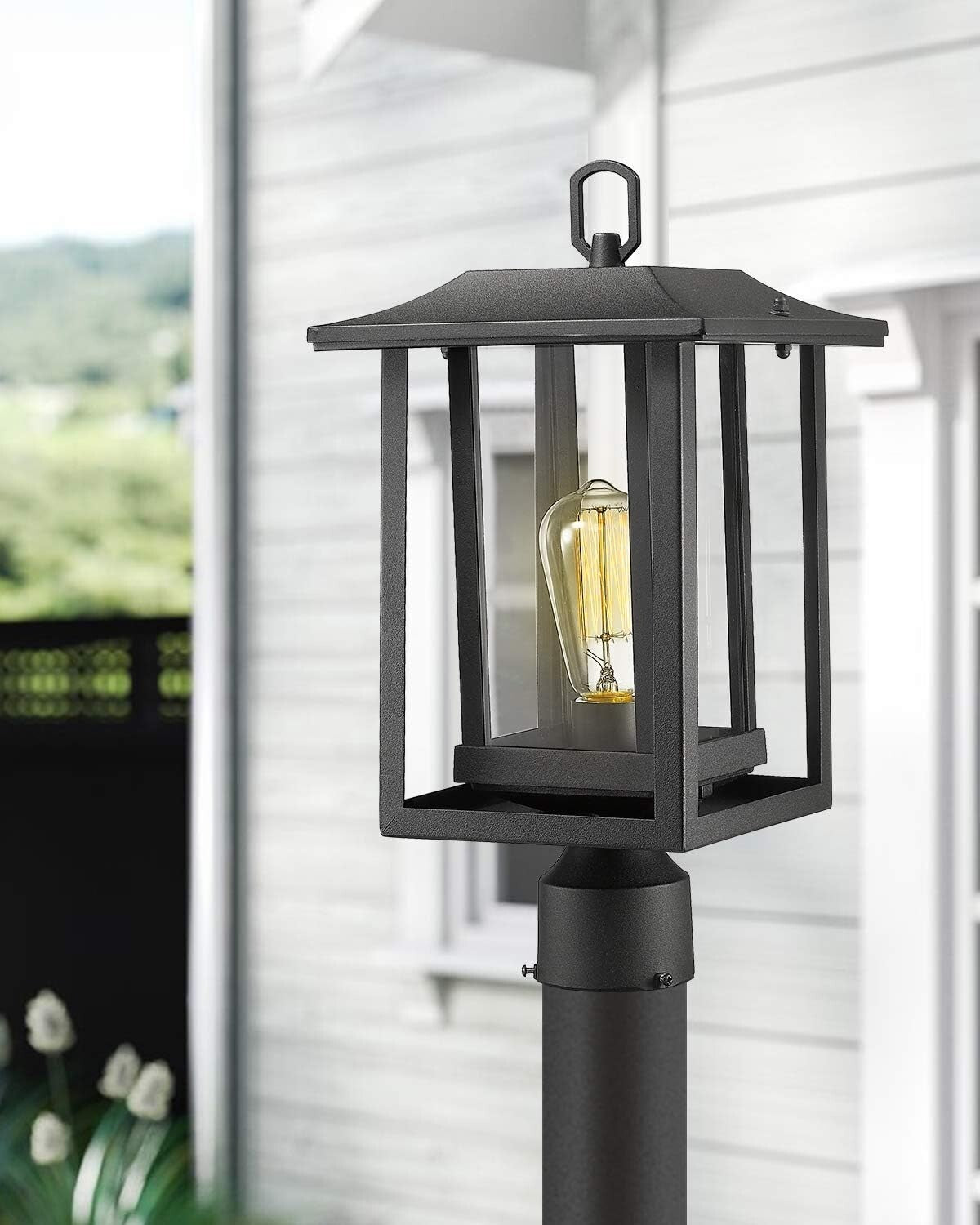Versatile Outdoor Lamp Post Light, Pier or Post Mount, Weather-Resistant Design