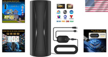 Load image into Gallery viewer, Portable Digital TV Antenna with Built-in Amplifier - 1400+ Channels Available