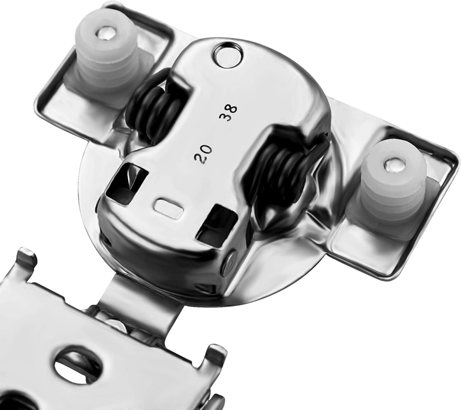 50 Count Soft Close Concealed Hinges for Kitchen Cabinets - Easy Installation