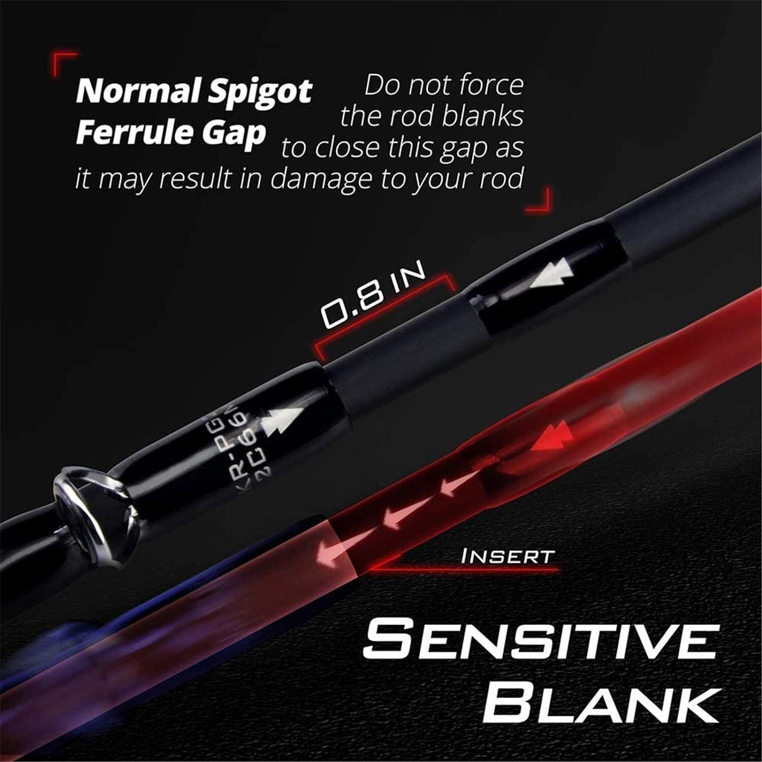 Versatile Perigee II Fishing Rod - Durable Carbon Fiber with Fuji O-Ring Guides