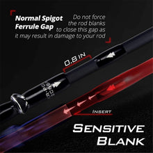 Load image into Gallery viewer, Versatile Perigee II Fishing Rod - Durable Carbon Fiber with Fuji O-Ring Guides