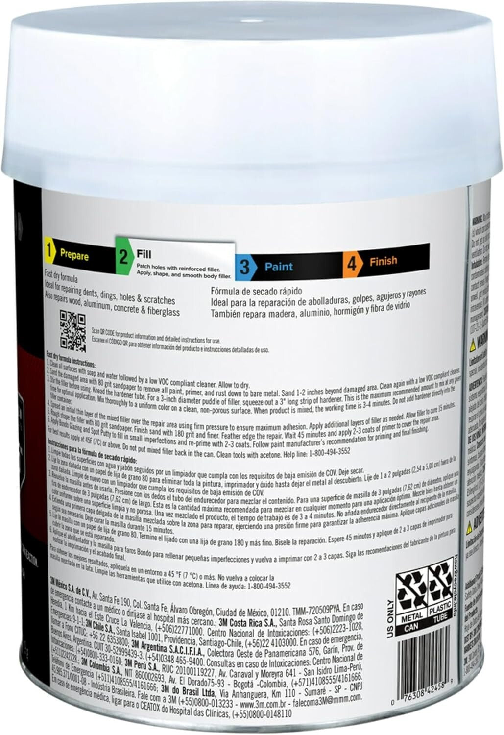 Fast Drying 100 Oz Filler with Hardener – Ultimate Dent Repair Solution