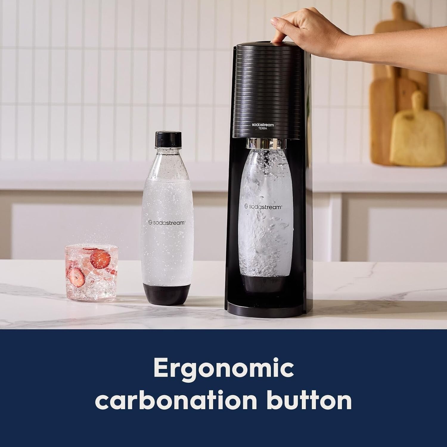 Eco-Friendly Terra Sparkling Water Maker Bundle: Enjoy Fresh Bubbles Anywhere