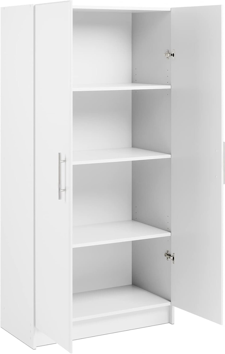 Elite 2-Door Tall Storage Cabinet with Adjustable Shelves for Home Organization