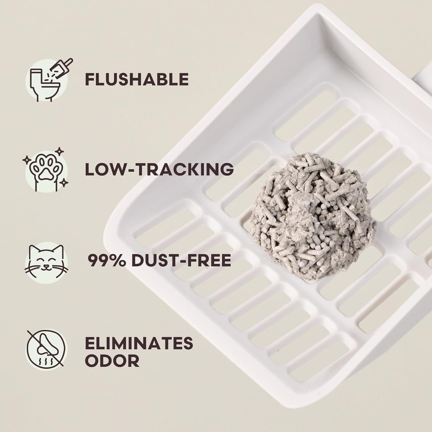 Really Great Cat Litter - 2 Bags, 9.25 lbs Each, Eco-Friendly, Dust-Free Formula