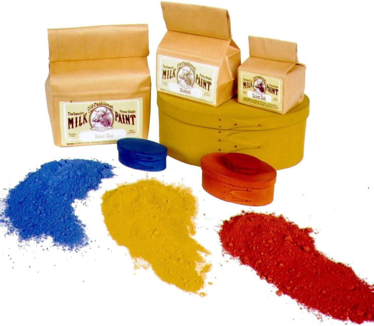 1 Gallon of Matte Milk Paint - Bayberry Green for Antique Furniture Style