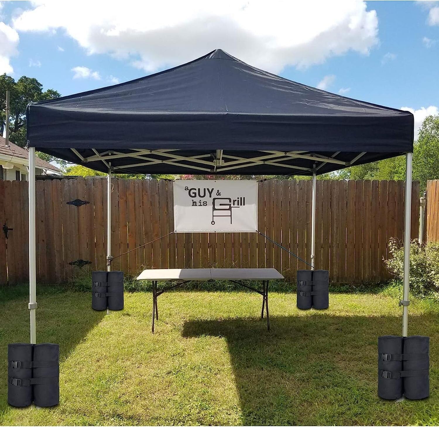 Portable Outdoor Canopy Weight Bags with UV Protection - Ideal for Events