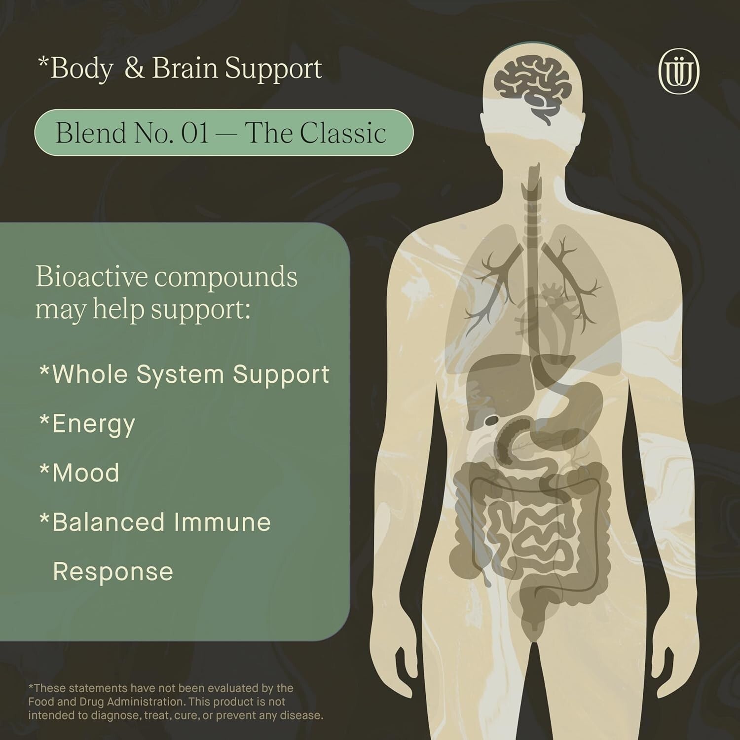 High Potency 240 Servings Mushroom Tincture - Natural Energy & Immunity Boost