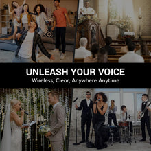 Load image into Gallery viewer, Professional Wireless Microphone System, 8x12 Channel UHF - Perfect for Events