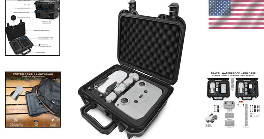 All-in-One Waterproof Case for DJI Mini Drone & Accessories - Travel Ready