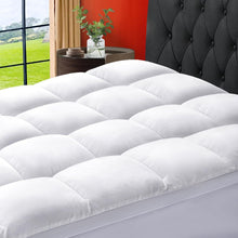 Load image into Gallery viewer, Pillow Top Comfort King Mattress Pad - Deep Pocket, Soft &amp; Washable Design