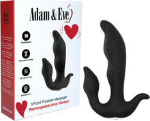 Load image into Gallery viewer, Flexible 3-Point Prostate Massager - Powerful Vibrations &amp; Body-Safe Silicone