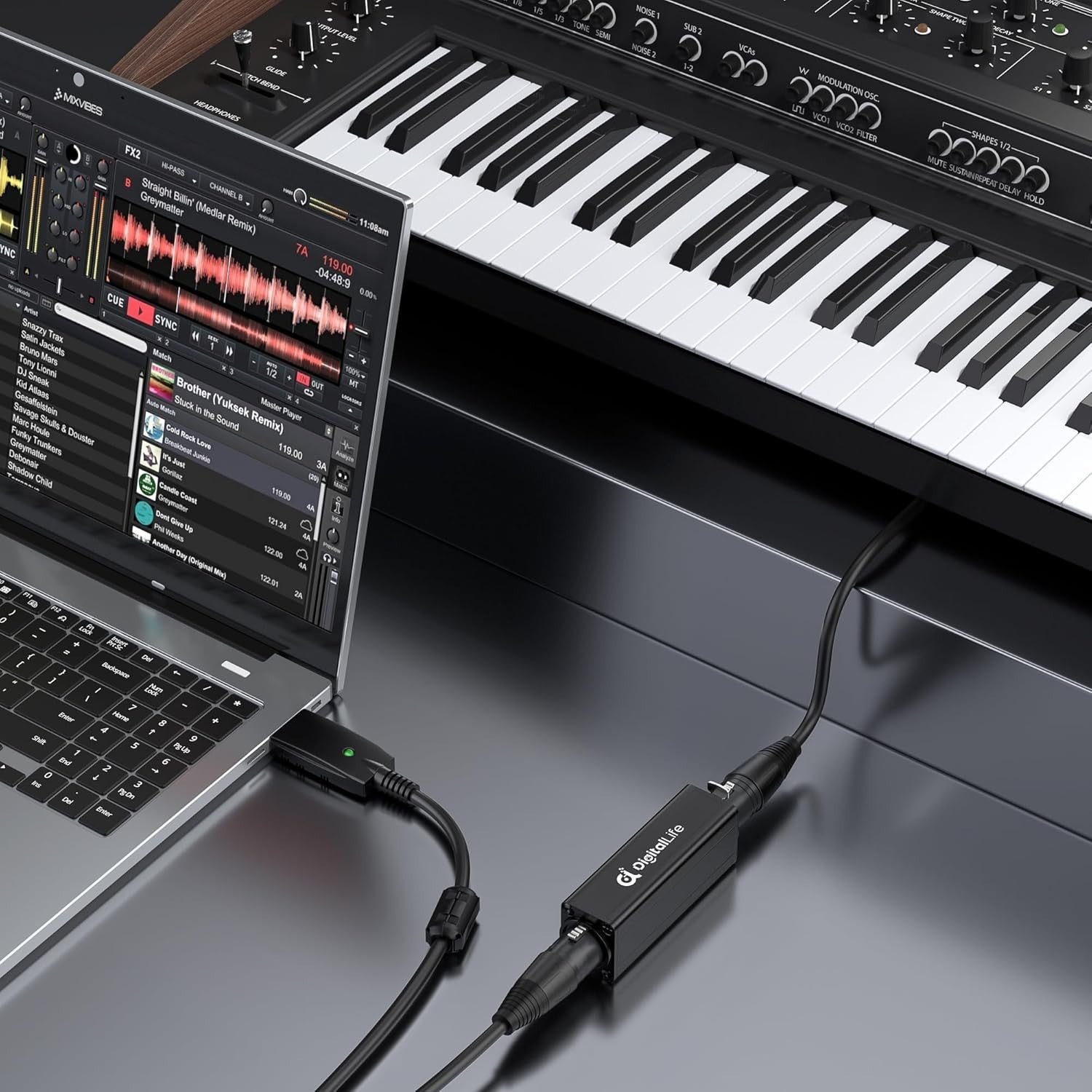 XLR Ground Loop Isolator for Clear Audio - Female-to-Male Connection, No Power