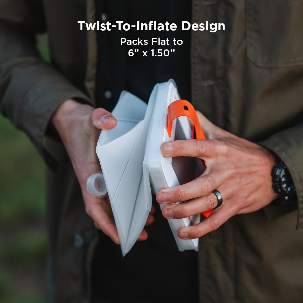 Floating Solar-Powered Lantern: LED Efficiency with Dual USB Charging Options