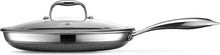 Load image into Gallery viewer, Induction-Compatible 12-Inch Frying Pan with Nonstick Coating &amp; Glass Lid