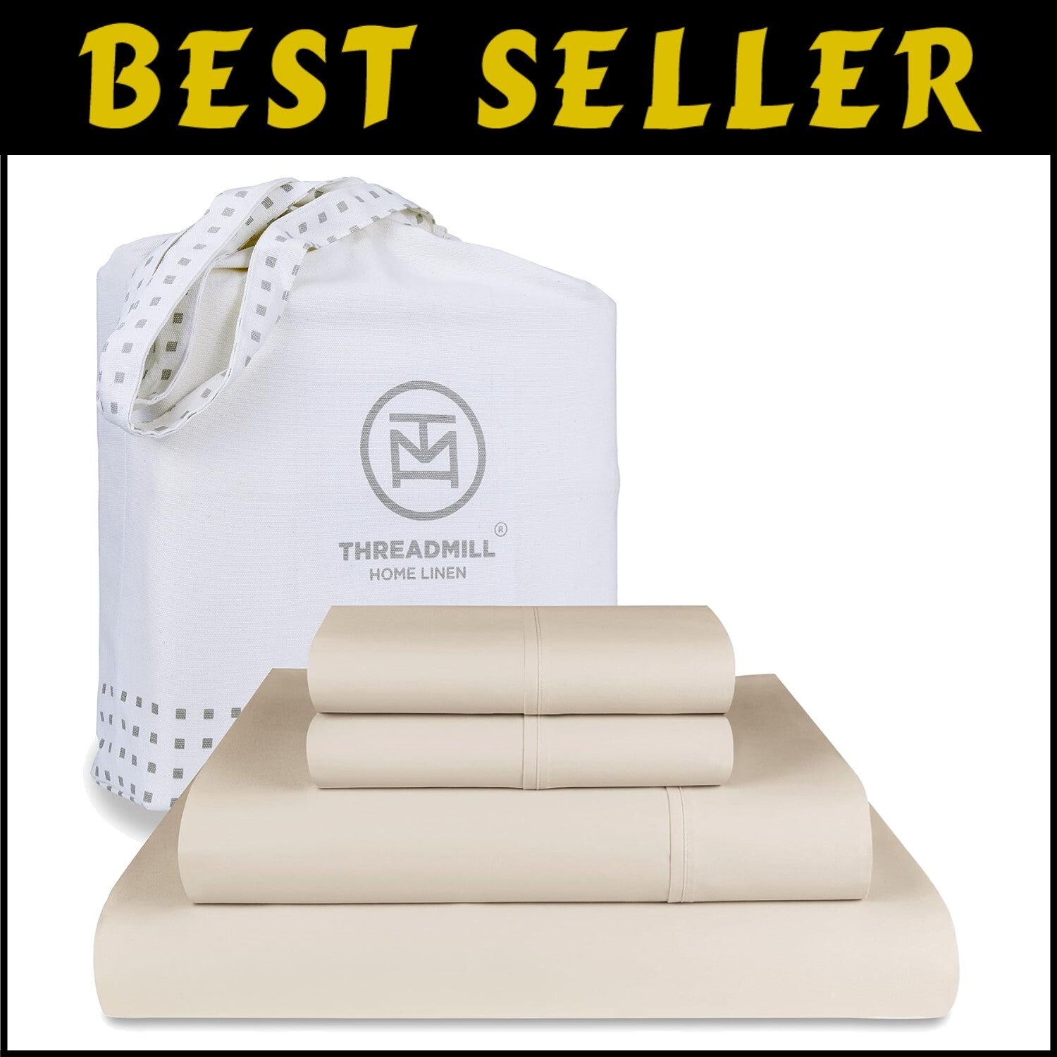 Lightweight King Bed Sheets Set | 300 Thread Count | Breathable Cotton Comfort