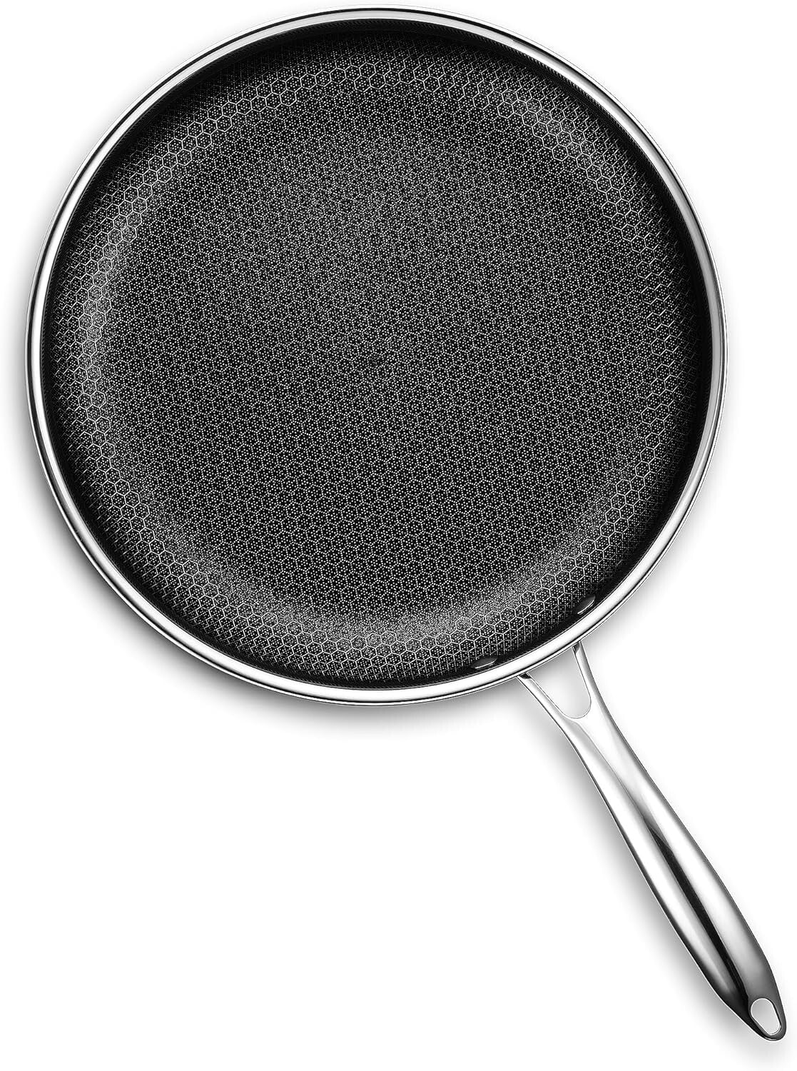 Durable Hybrid Nonstick Frying Pan - 12-Inch Induction-Ready Kitchen Essential