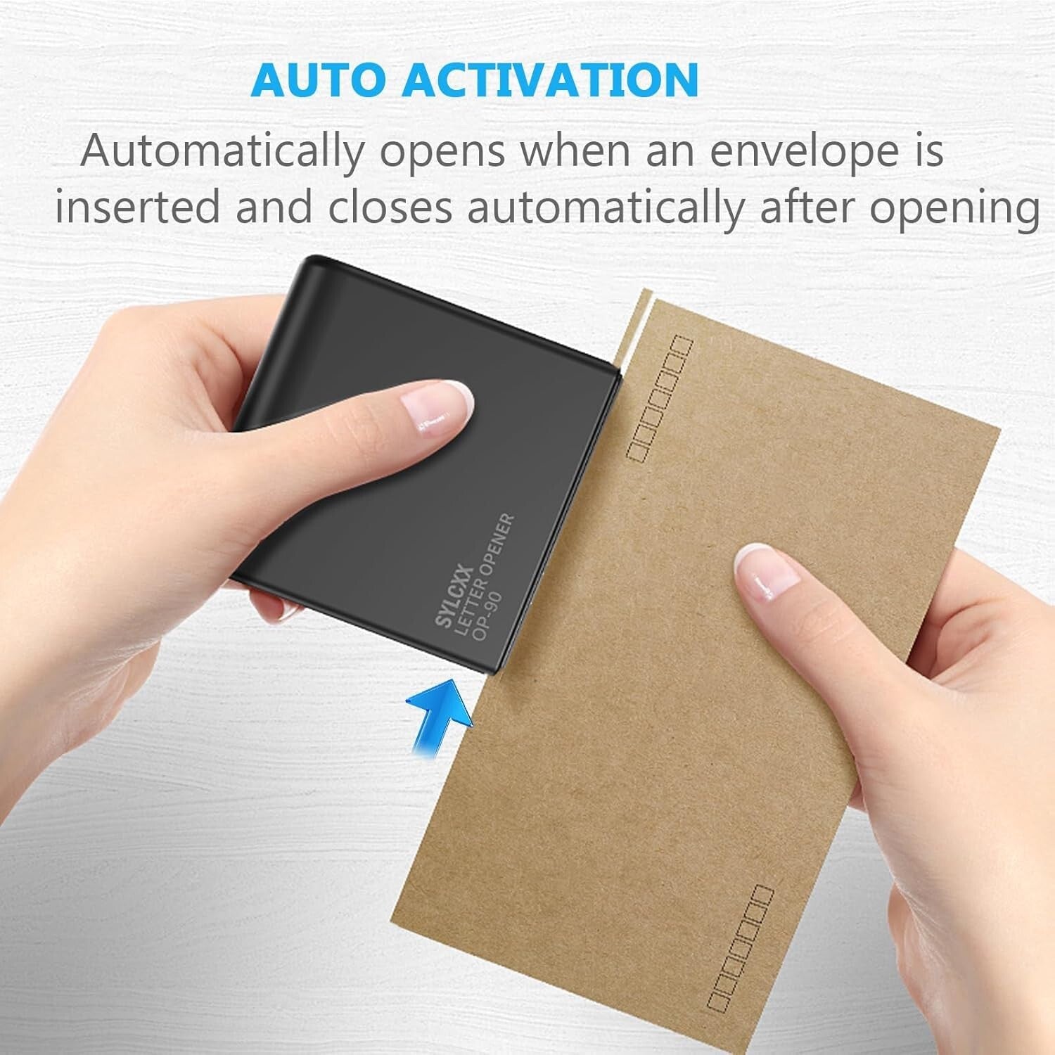 Electric Letter Opener - 2PCS Ergonomic Envelope Slitters for Safe Mail Handling