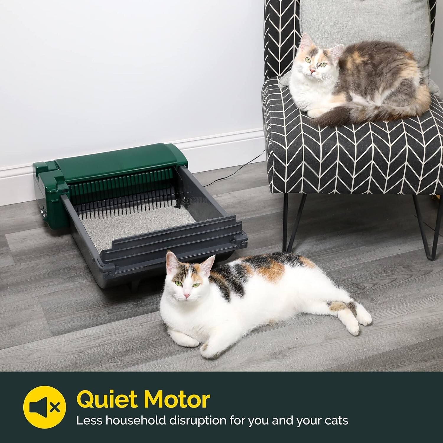 Innovative Smart Scoop Litter Box Bundle - Hands-Free, Odor-Free, Easy Clean