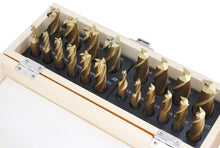 Load image into Gallery viewer, All-in-One 20 Pc HSS End Mill Set with 2 &amp; 4 Flute Options, Up to 3/4'' Diameter
