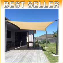 Load image into Gallery viewer, Lightweight 7' x 13' Rectangle Sun Shade Sail - Quick Installation for Outdoors