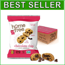 Load image into Gallery viewer, Gluten-Free Chocolate Chip Mini Cookies, 30 Pack - Perfect School Snacks
