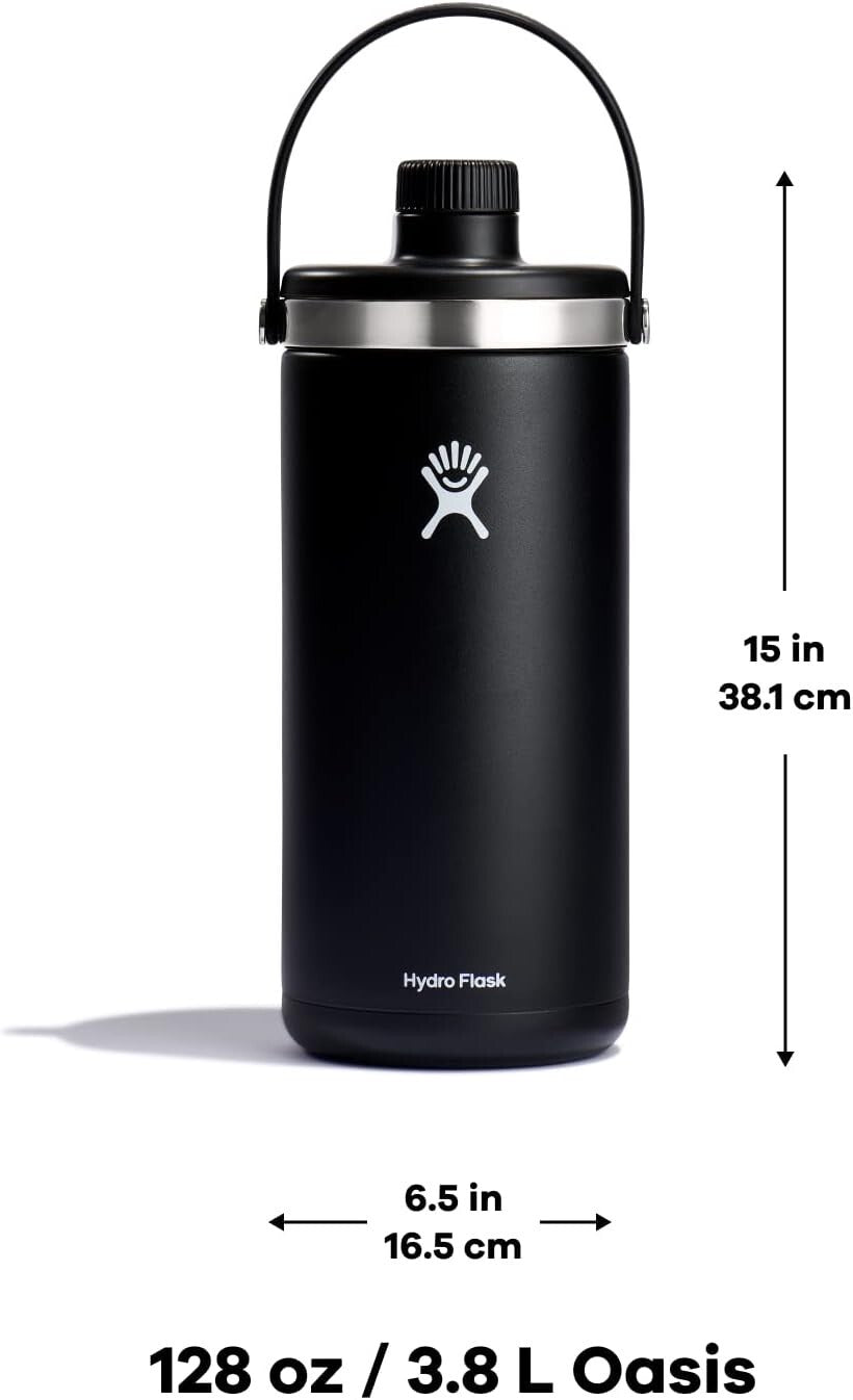 Dishwasher Safe Stainless Steel Jug - 128 oz Capacity for Maximum Hydration
