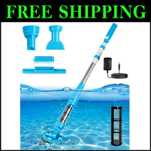 Load image into Gallery viewer, Cordless 4-in-1 Pool Vacuum Cleaner with Multiple Brush Heads - Easy Operation