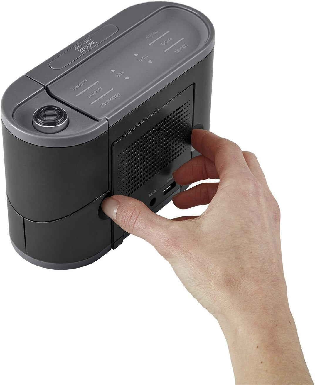 6-in-1 SoundSleep Recharged Alarm Clock & White Noise Machine for Peaceful Rest