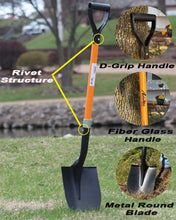Load image into Gallery viewer, 41-Inch Heavy-Duty Digging Shovel with Ergonomic D-Handle - Ideal for Garden ...