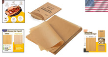 Load image into Gallery viewer, Durable 200Ct Heavy Duty Parchment Paper Sheets, 45gsm for Oven &amp; Microwave