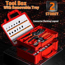 Load image into Gallery viewer, Versatile 4-in-1 Crimping Tool Kit for JST, Dupont &amp; Molex Connectors - 24 Types
