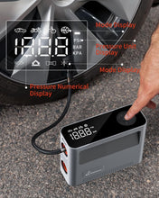 Load image into Gallery viewer, Electric Tire Inflator - Fast 500L/min Pump with Pressure Sensors &amp; LED Light