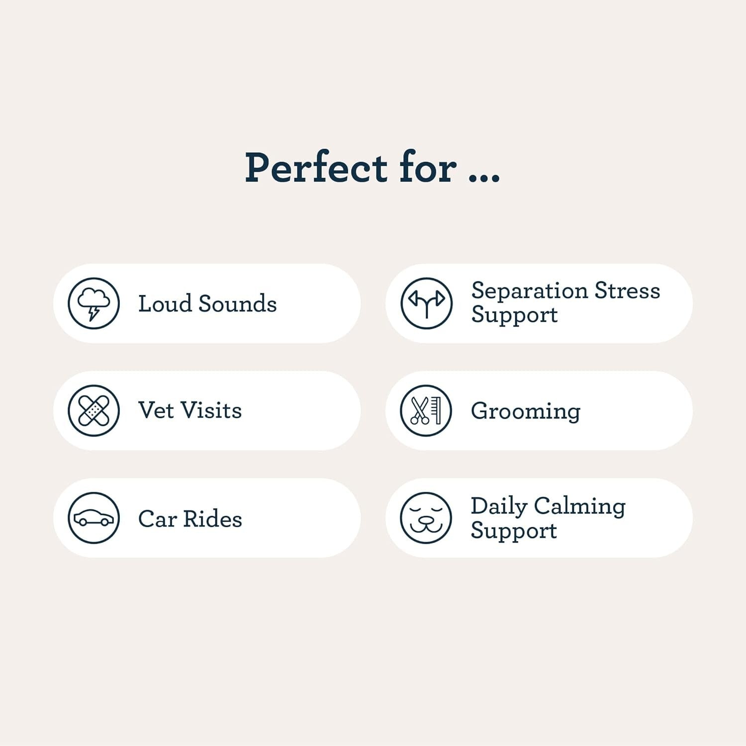 Chillers Calming Hard Chews – Chicken Flavor Anxiety Relief for Dogs 6ct, 2-Pack