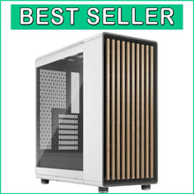 Load image into Gallery viewer, Sustainable Oak Front Gaming Case with Clear Glass Panel - 140mm Fan Included