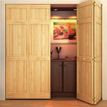 Load image into Gallery viewer, Lightweight Bi-Fold Closet Door, 80x36 - Solid Pine with Classic 6-Panel Design