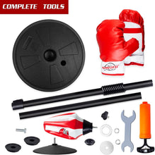 Load image into Gallery viewer, Adjustable Kids Boxing Set with Gloves &amp; Punching Ball - Fitness Fun Ages 3-10