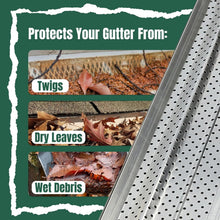Load image into Gallery viewer, Premium Aluminum Gutter Guard - 6 Inch, Rust Proof, 13 Piece Set Made in USA
