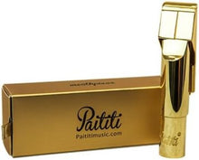 Load image into Gallery viewer, Tenor Saxophone Mouthpiece with Tone Chamber - Gold Metal for Pros &amp; Beginners