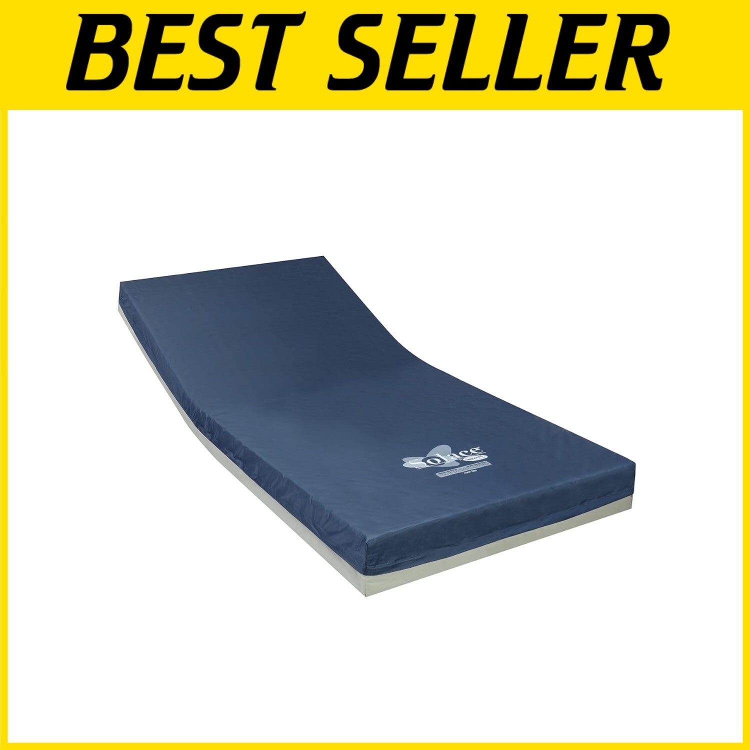 36" x 84" Solace Hospital Mattress with High-Density Foam for Pressure Relief