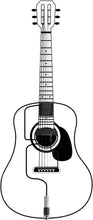 Load image into Gallery viewer, Magnetic and Piezo Acoustic Guitar Pickup with Master Volume Control - 90-105mm