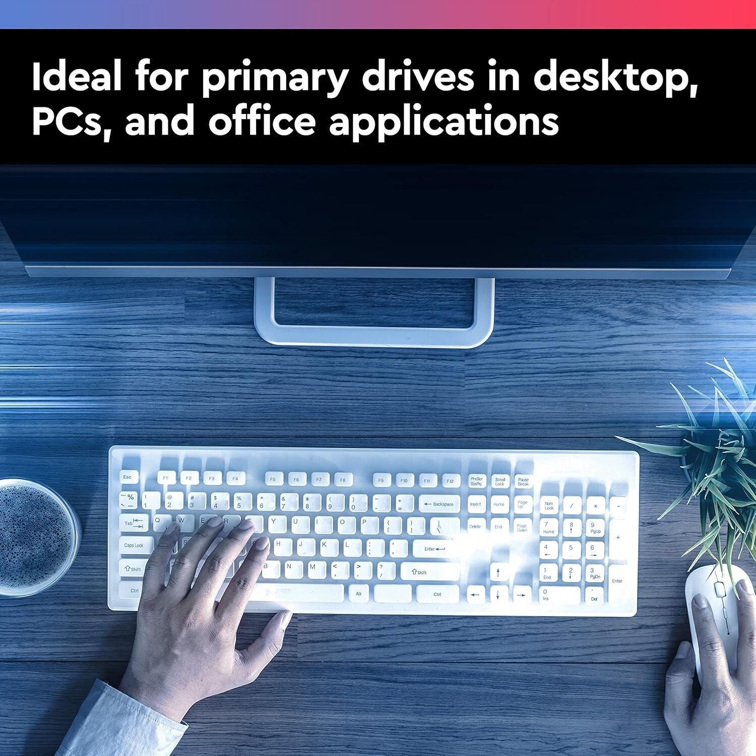 8TB WD Blue Internal Hard Drive - 5640 RPM, SATA 6 Gb/s for Reliable Storage