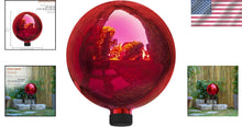 Load image into Gallery viewer, 10" Weather-Resistant Art Deco Glass Gazing Sphere for Home &amp; Garden