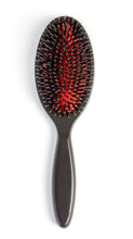 Load image into Gallery viewer, Handmade German Hair Brush: Oval with Wild Boar Bristles for Smooth, Shiny Hair