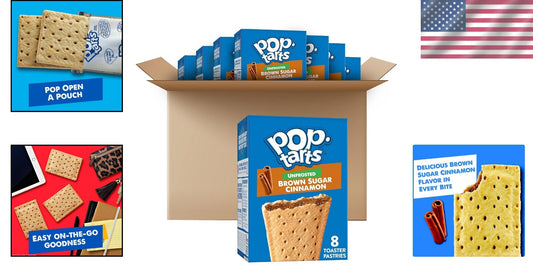 Delicious Brown Sugar Cinnamon Toaster Pastries - 96 Soft Breakfast Treats