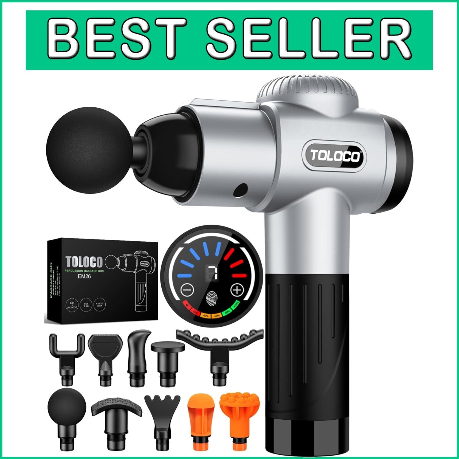 Ergonomic Massage Gun for Whole Body Relief - Ideal Gifts for Any Occasion