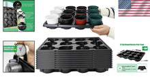Load image into Gallery viewer, Gardener’s 12 Cell Plant Trays with Drainage - Perfect for 4 Inch Nursery Pots