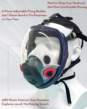 Load image into Gallery viewer, Reusable Gas Mask with Activated Carbon Filters - Protect Against Smoke &amp; Dust