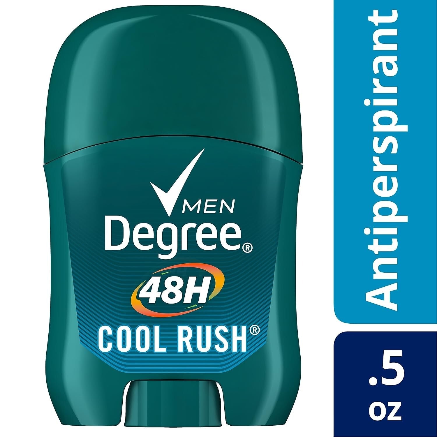 Cool Rush Men's Deodorant Stick - 24-Hour Protection, 0.5 Oz Pack of 36
